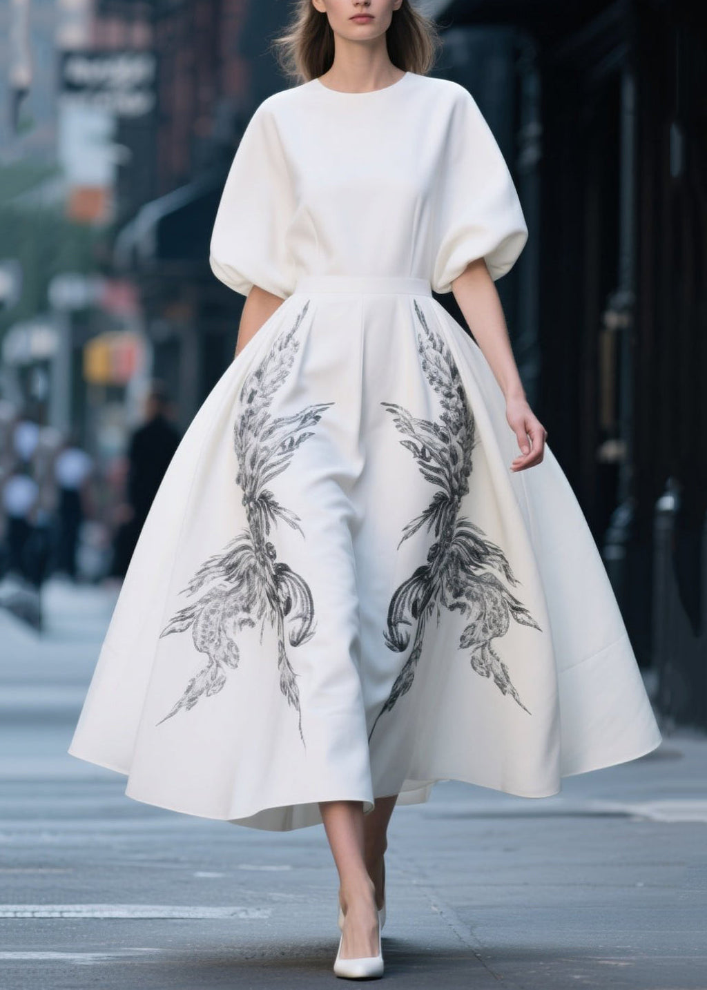A Vintage Style Dress with Delicate Timeless Details