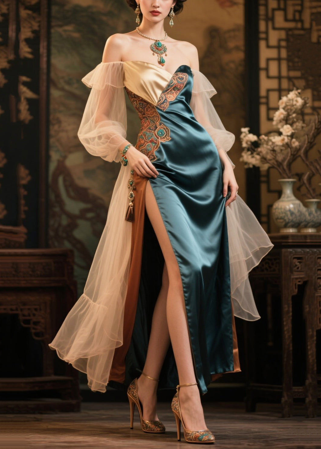 Classic Vintage Dress with a Flattering Fit
