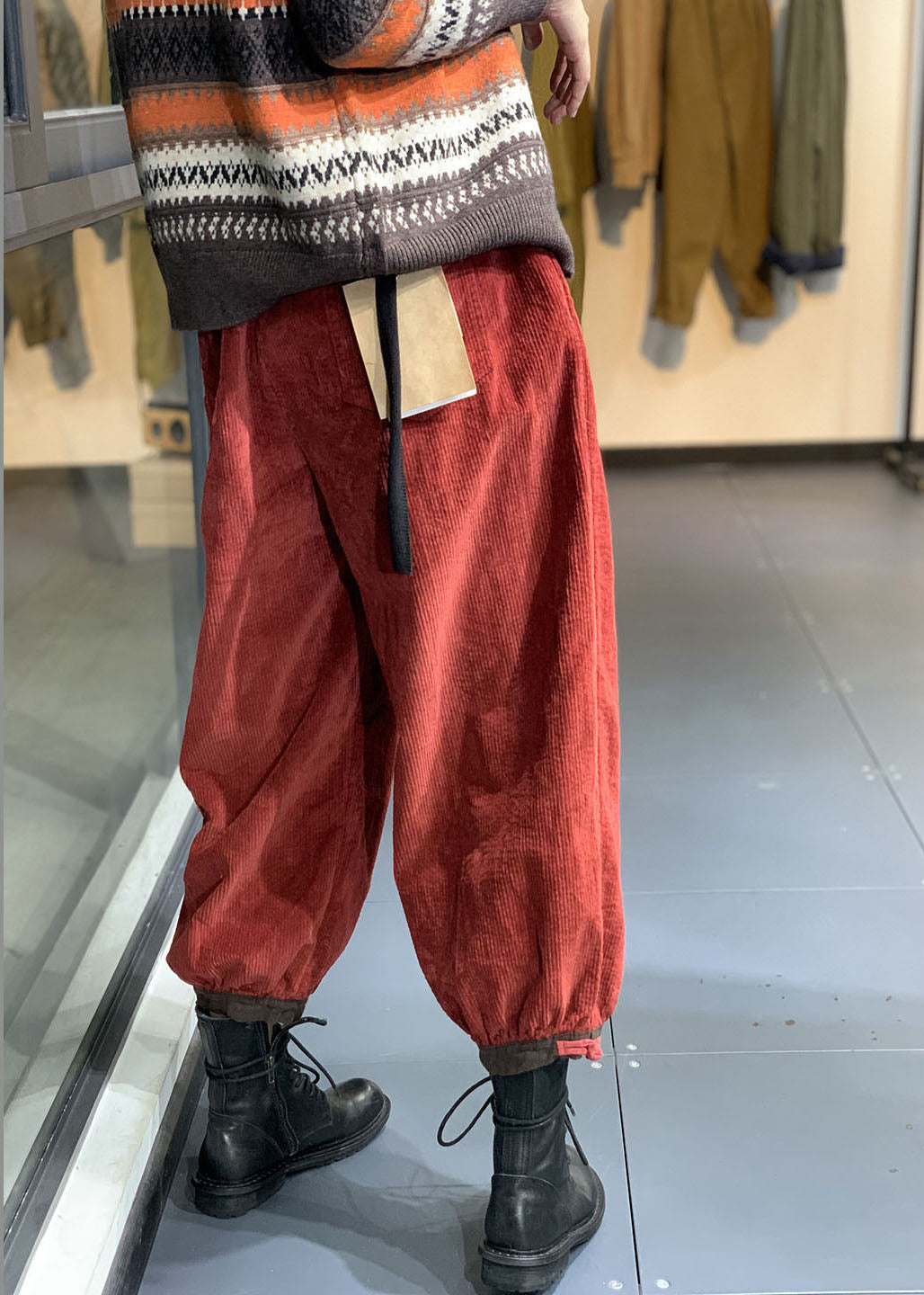 A Vintage Style Pants with Delicate Timeless Details