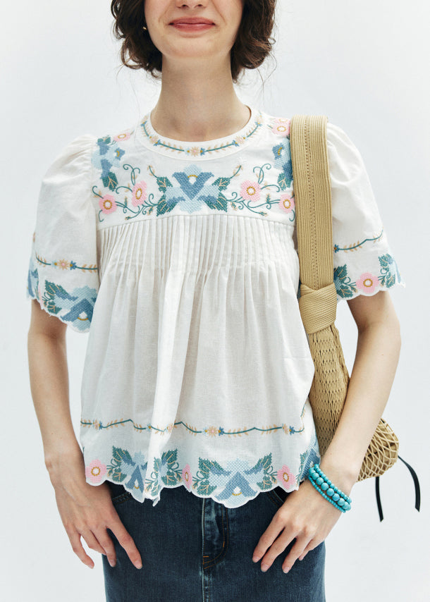 A Vintage Style Shirt with Delicate Timeless Details