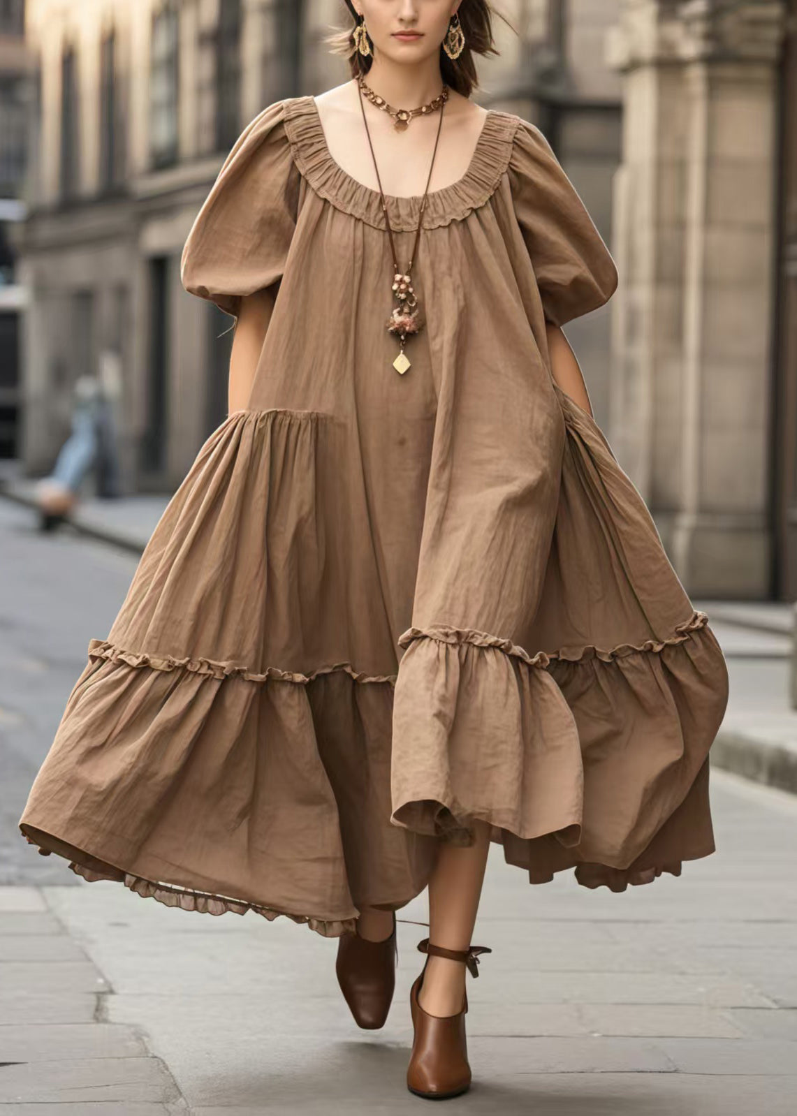 A Vintage Style Dress with Delicate Timeless Details