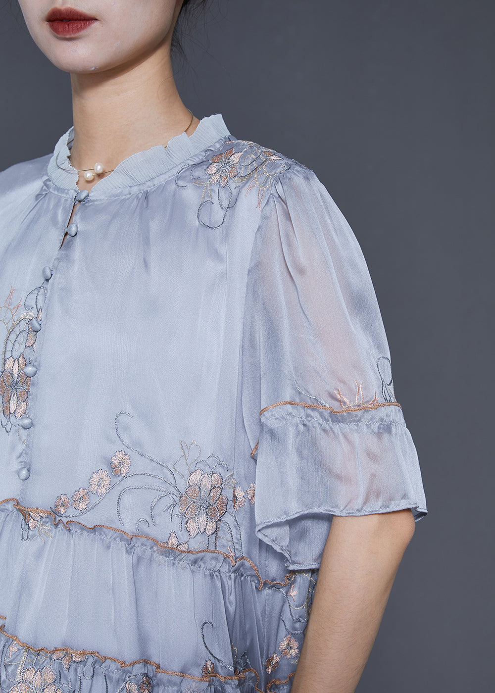 A Vintage Style Dress with Delicate Timeless Details
