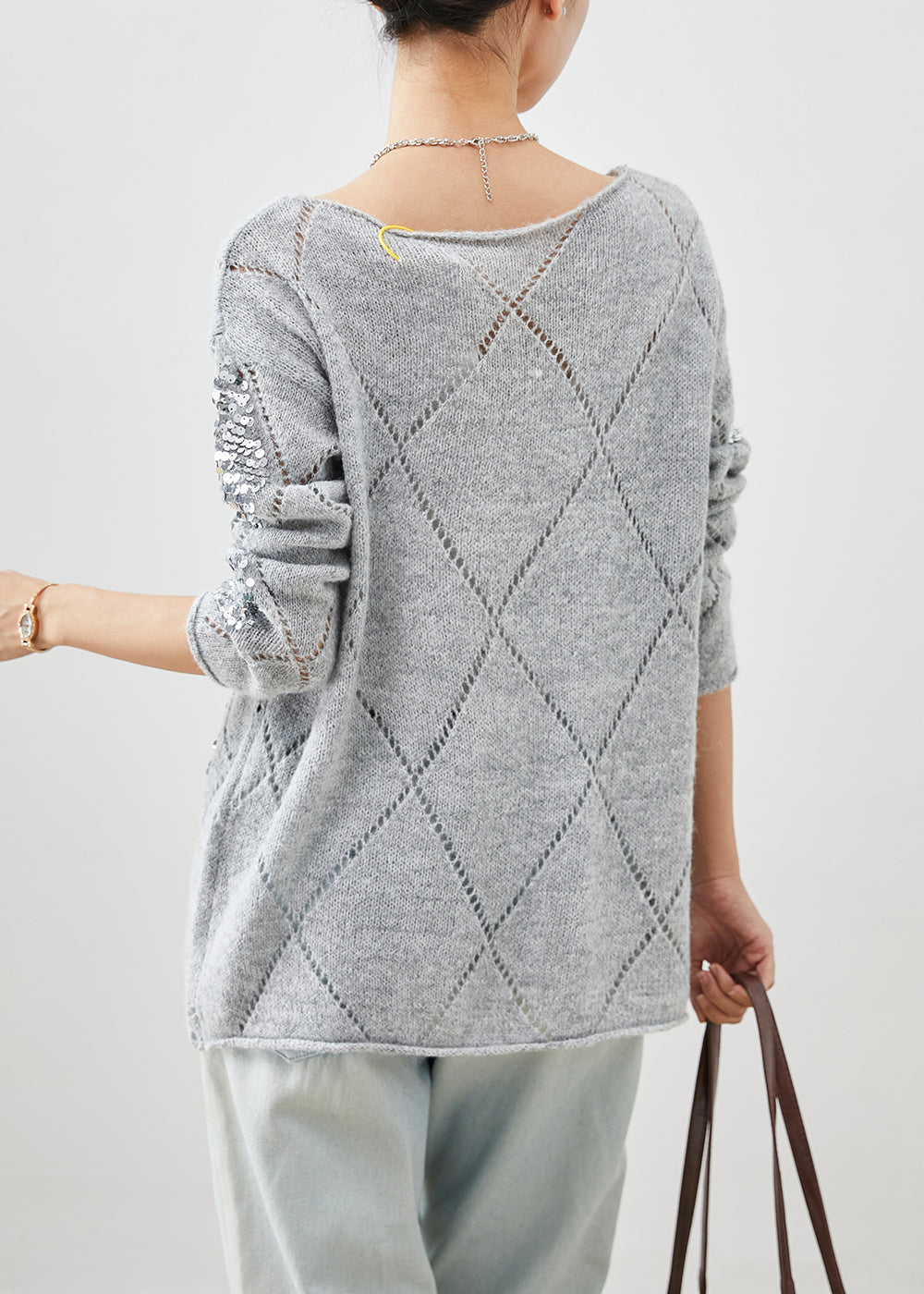 A Vintage Style Sweater with Delicate Timeless Details
