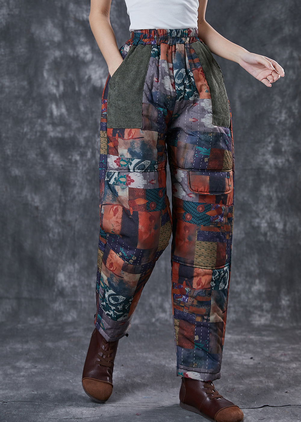 A Vintage Style Pants with Delicate Timeless Details