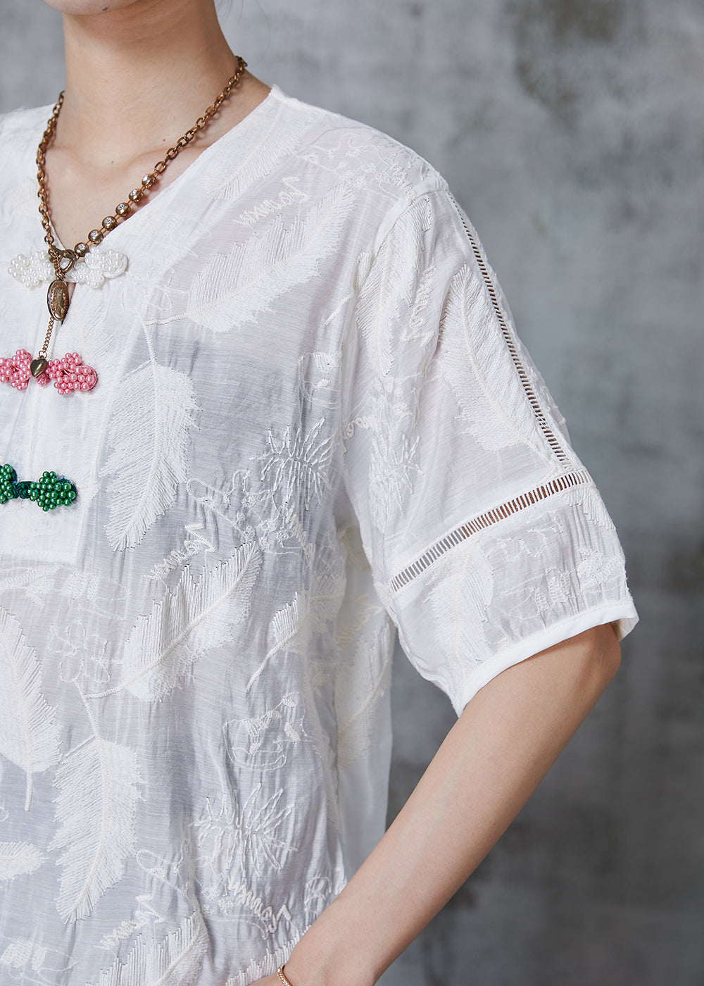 A Vintage Style Shirt with Delicate Timeless Details