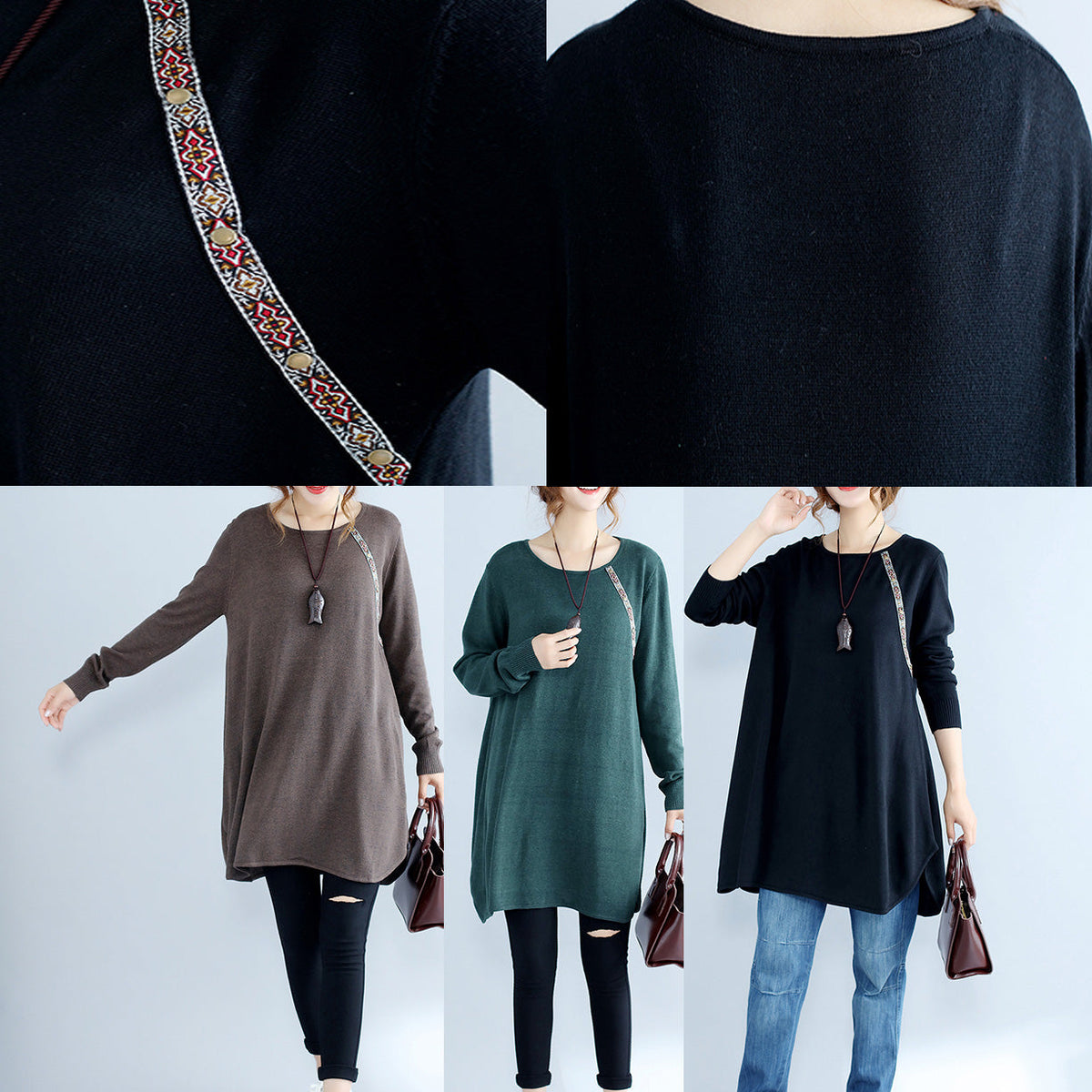 Well Tailored Sweater with a Graceful Silhouette