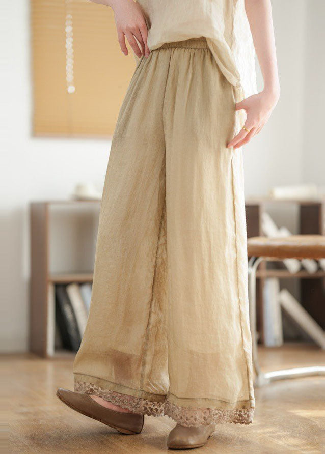 A Vintage Style Pants with Delicate Timeless Details