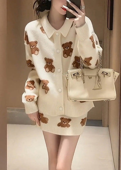 A Vintage Style Sweater with Delicate Timeless Details
