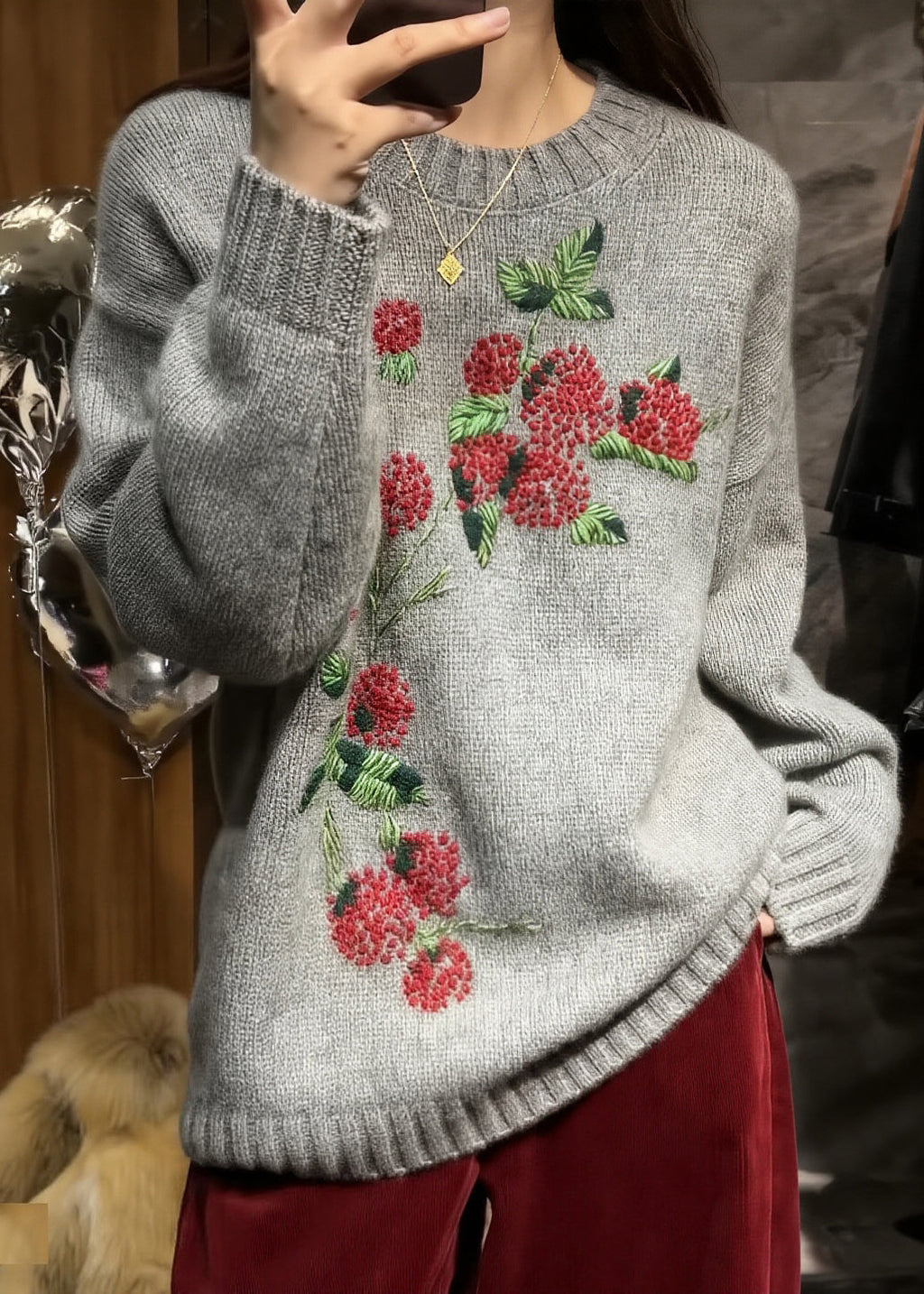 Vintage Inspired Sweater with a Contemporary Edge