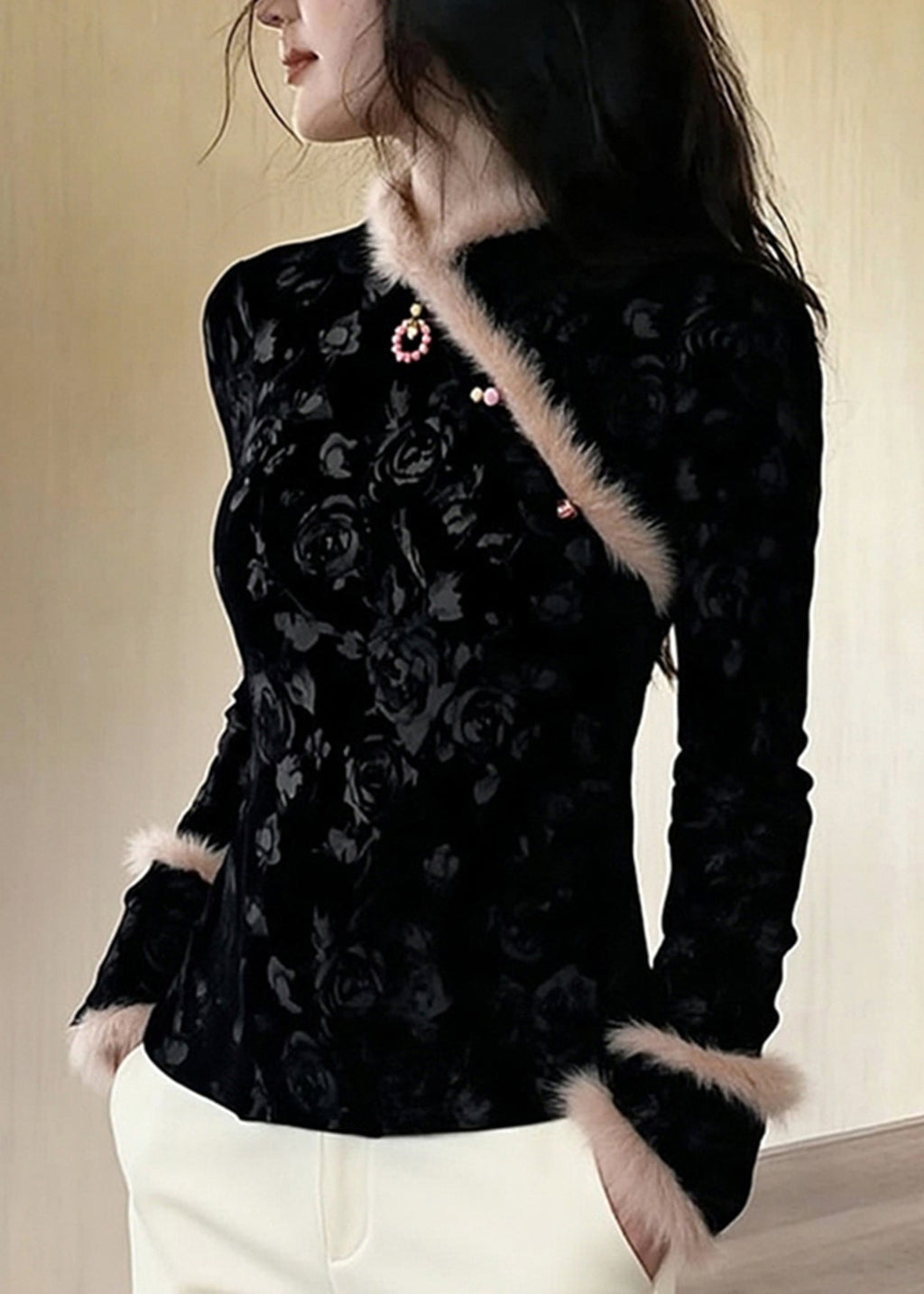 Beautifully Finished Blouse in a Timeless Design