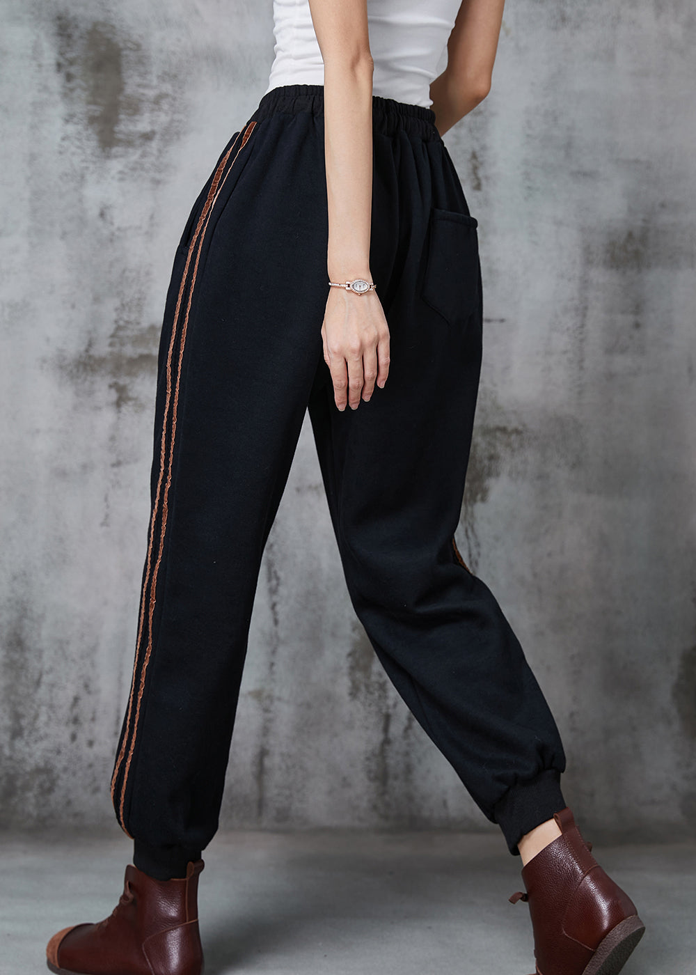 A Vintage Style Pants with Delicate Timeless Details