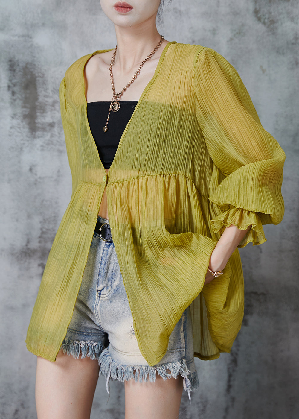 A Vintage Style Coat with Delicate Timeless Details