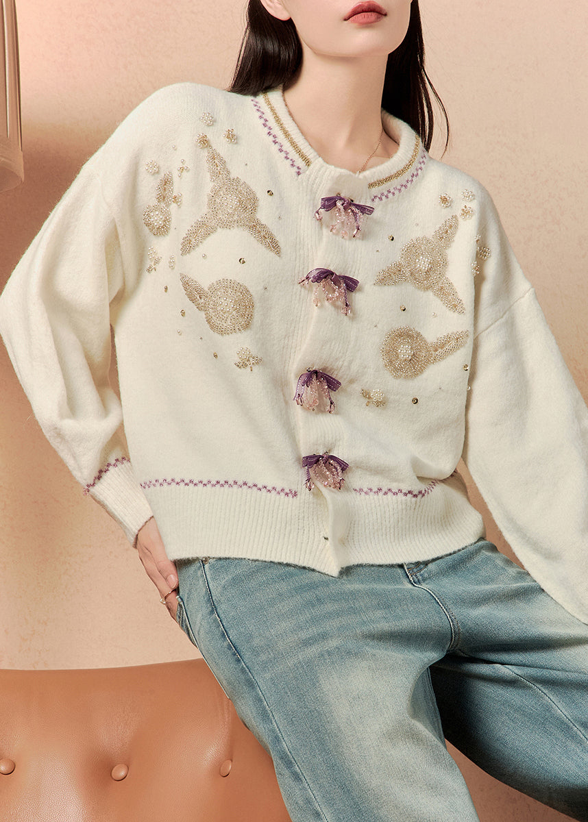 Classic Vintage Cardigan with a Flattering Fit