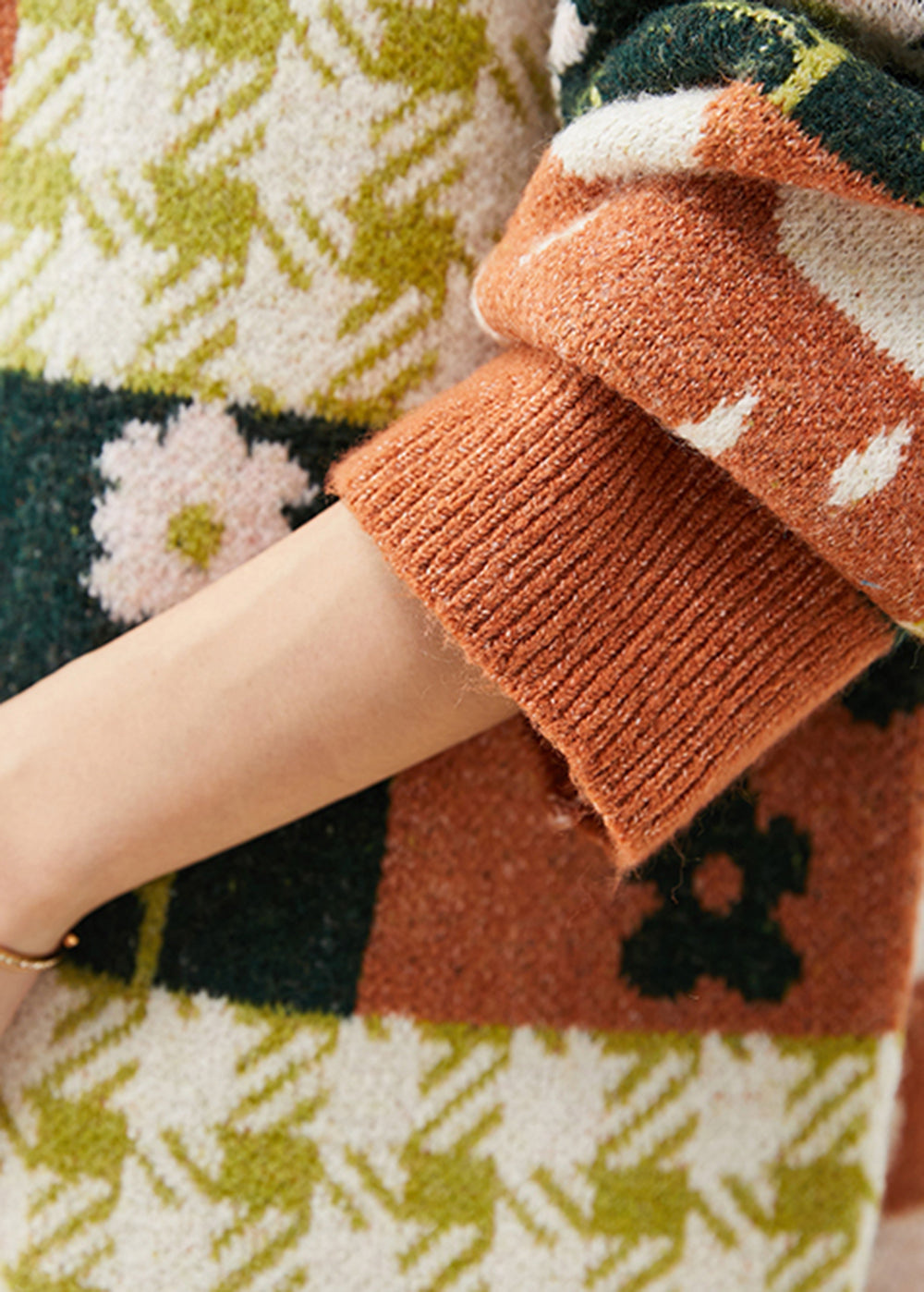 A Vintage Style Sweater with Delicate Timeless Details