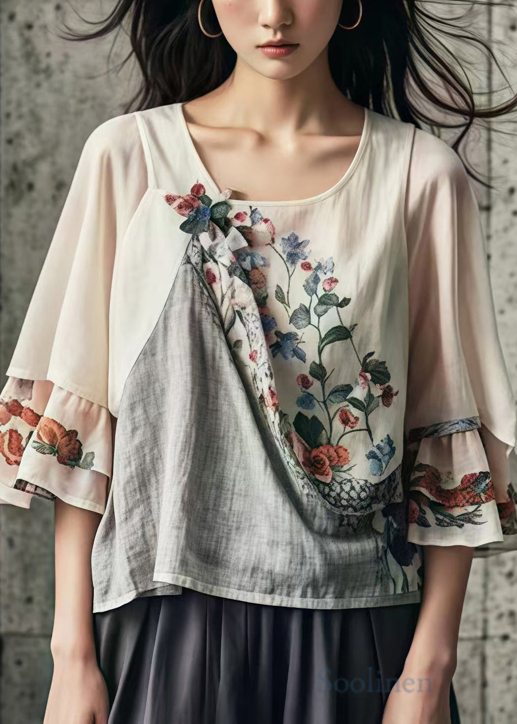 A Vintage Style Blouse with Delicate Timeless Details