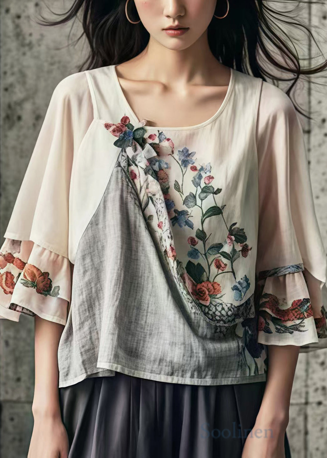 A Vintage Style Blouse with Delicate Timeless Details
