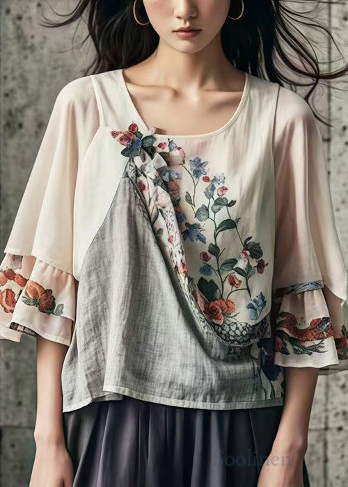 A Vintage Style Blouse with Delicate Timeless Details