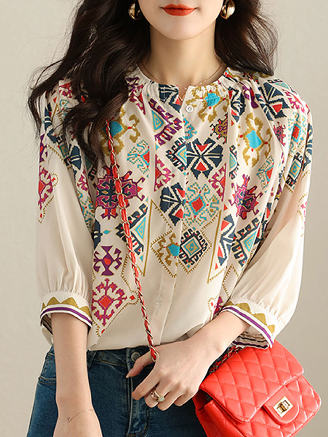 A Vintage Style Top with Delicate Timeless Details