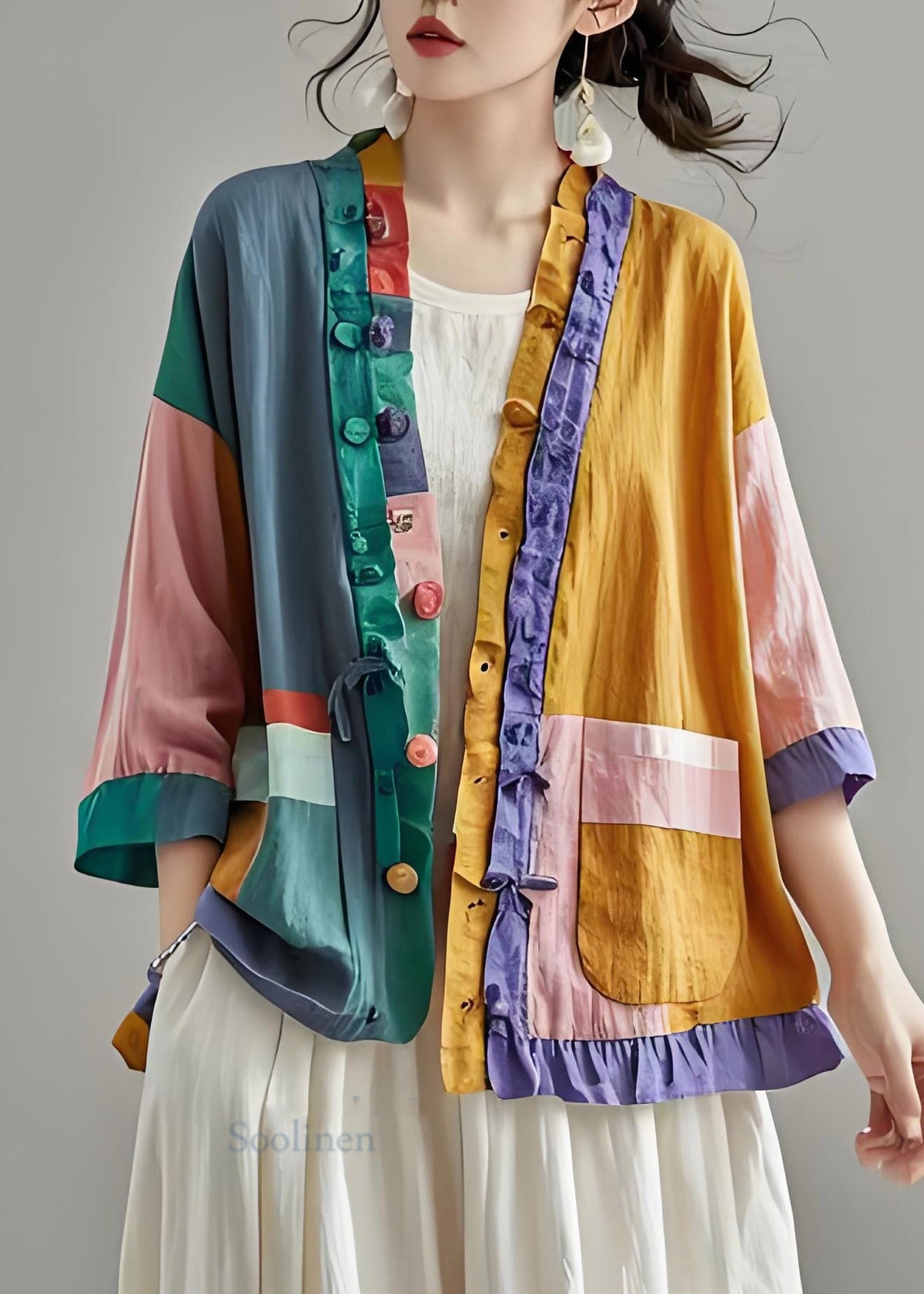 Well Tailored Cardigan with a Graceful Silhouette