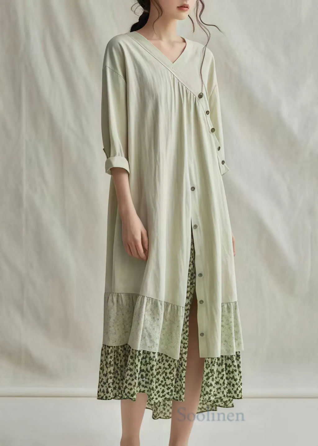 A Vintage Style Dress with Delicate Timeless Details