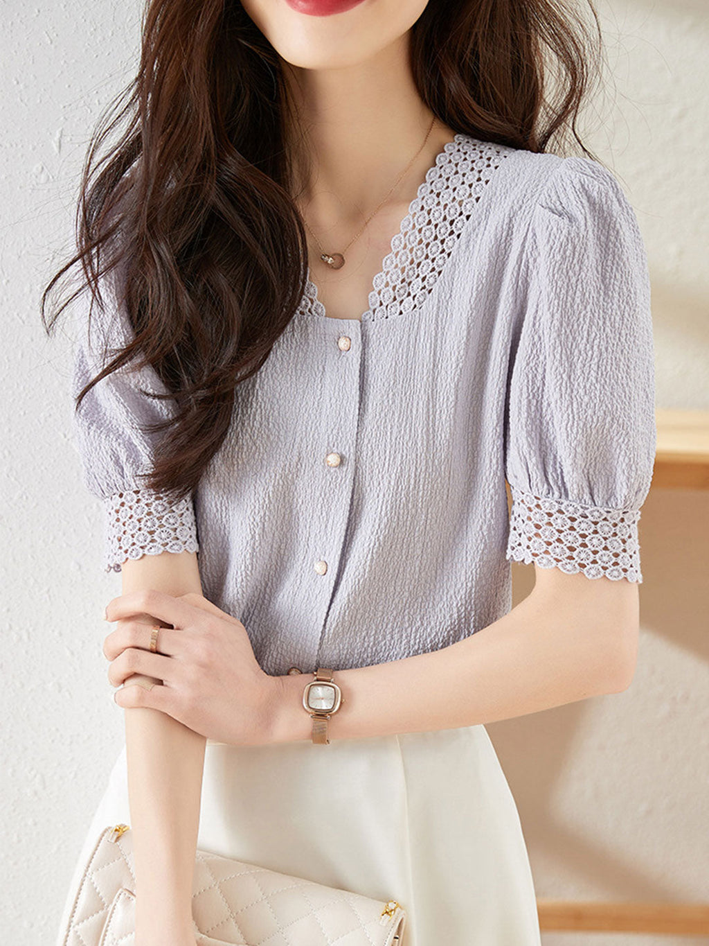 Gracefully Styled Top for Any Occasion