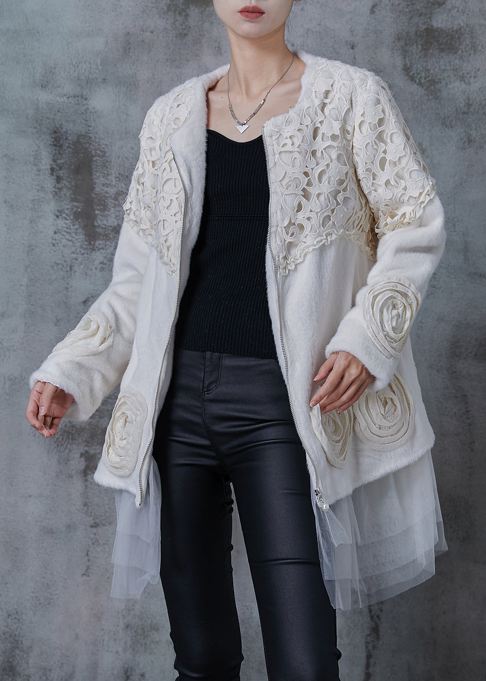 A Vintage Style Jacket with Delicate Timeless Details
