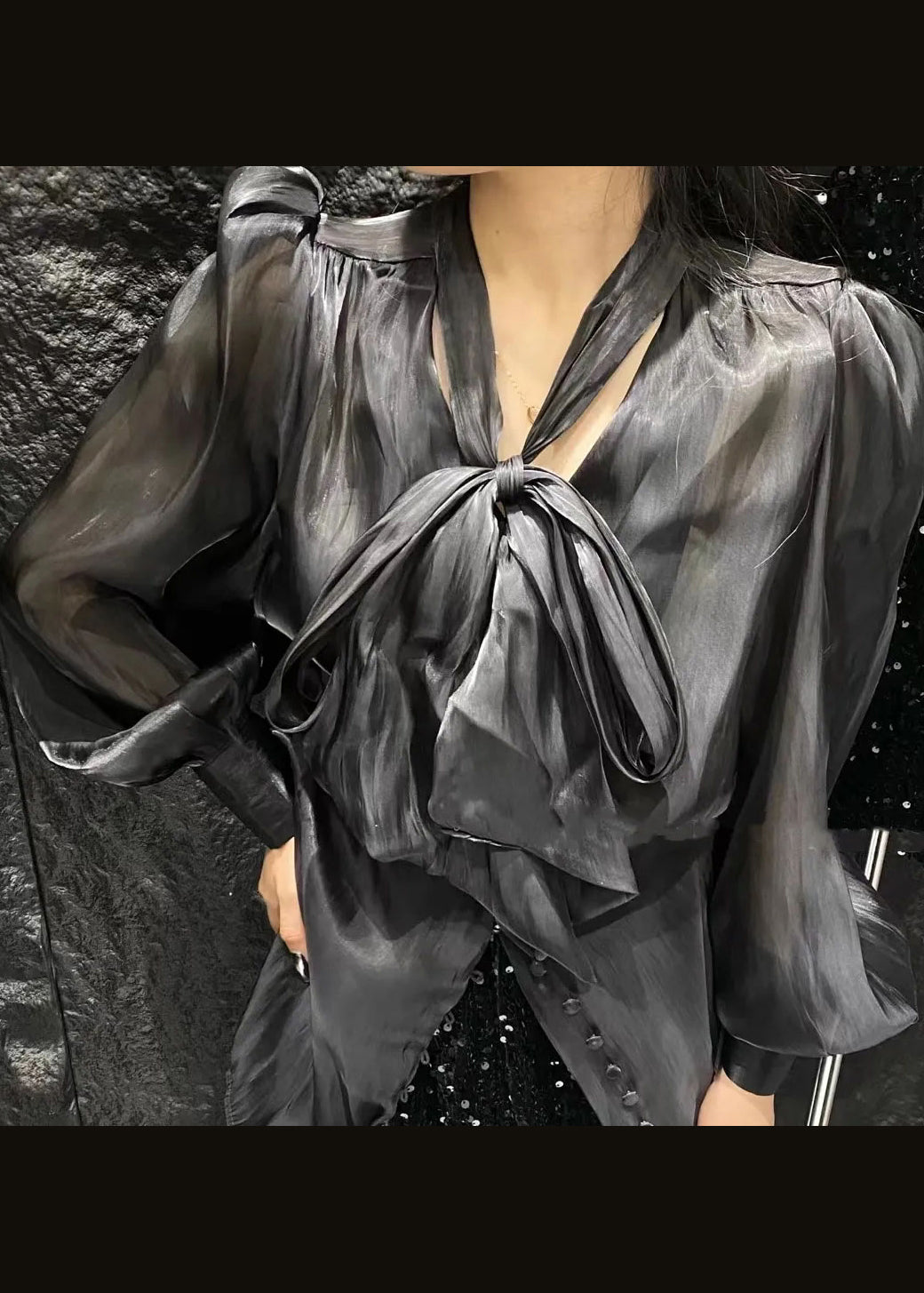 A Vintage Style Shirt with Delicate Timeless Details
