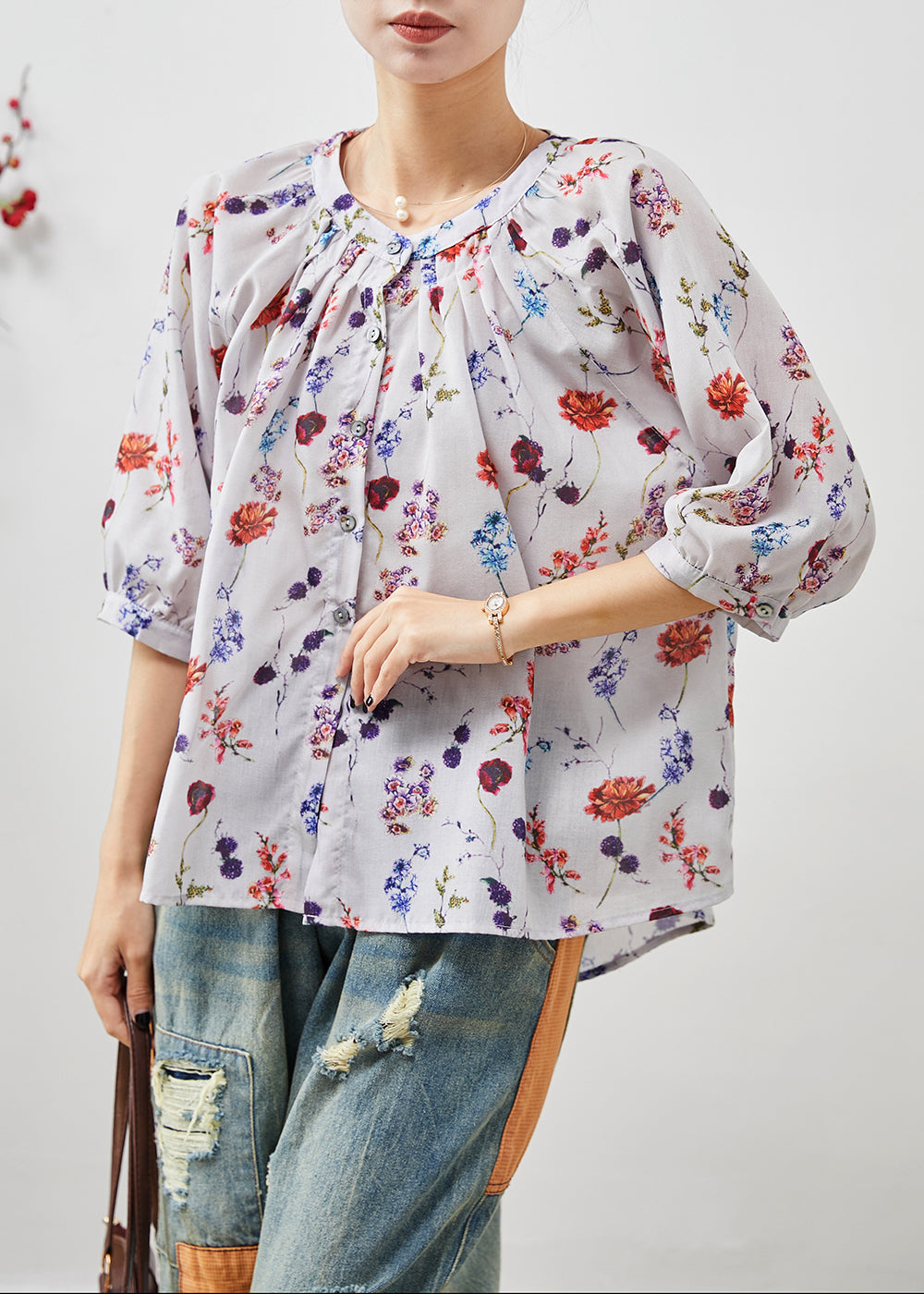 A Vintage Style Shirt with Delicate Timeless Details