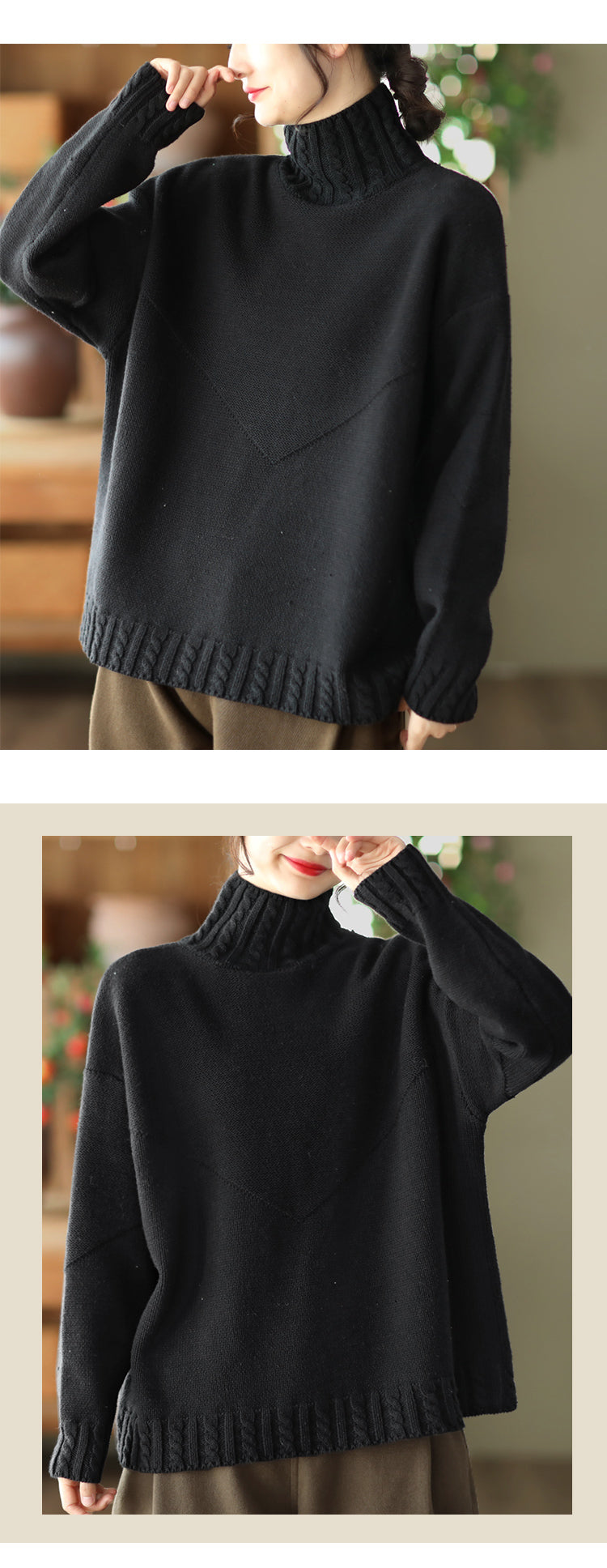 Gracefully Styled Sweater for Any Occasion