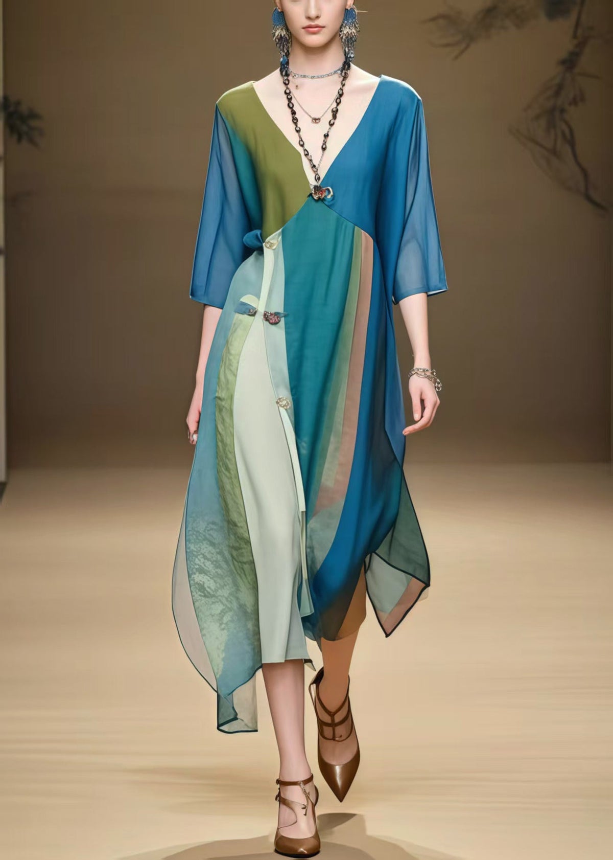 Well Tailored Dress with a Graceful Silhouette