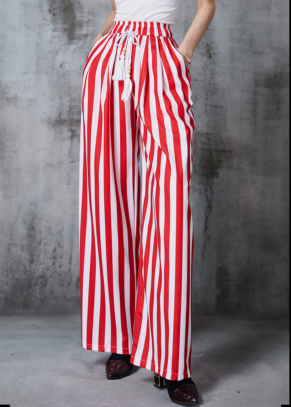 A Vintage Style Pants with Delicate Timeless Details