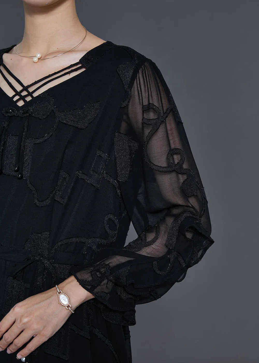 Elegantly Styled Dress for Everyday Wear