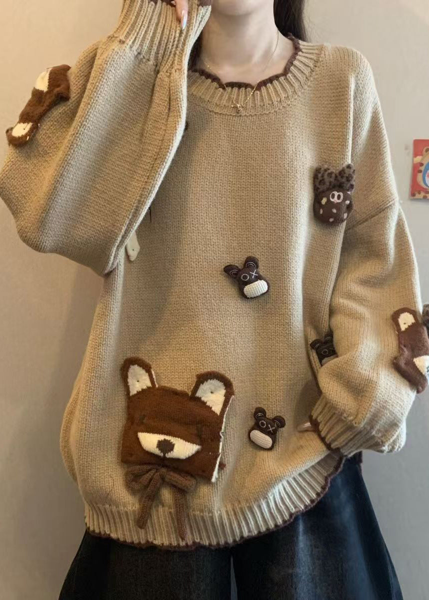 A Vintage Style Sweater with Delicate Timeless Details