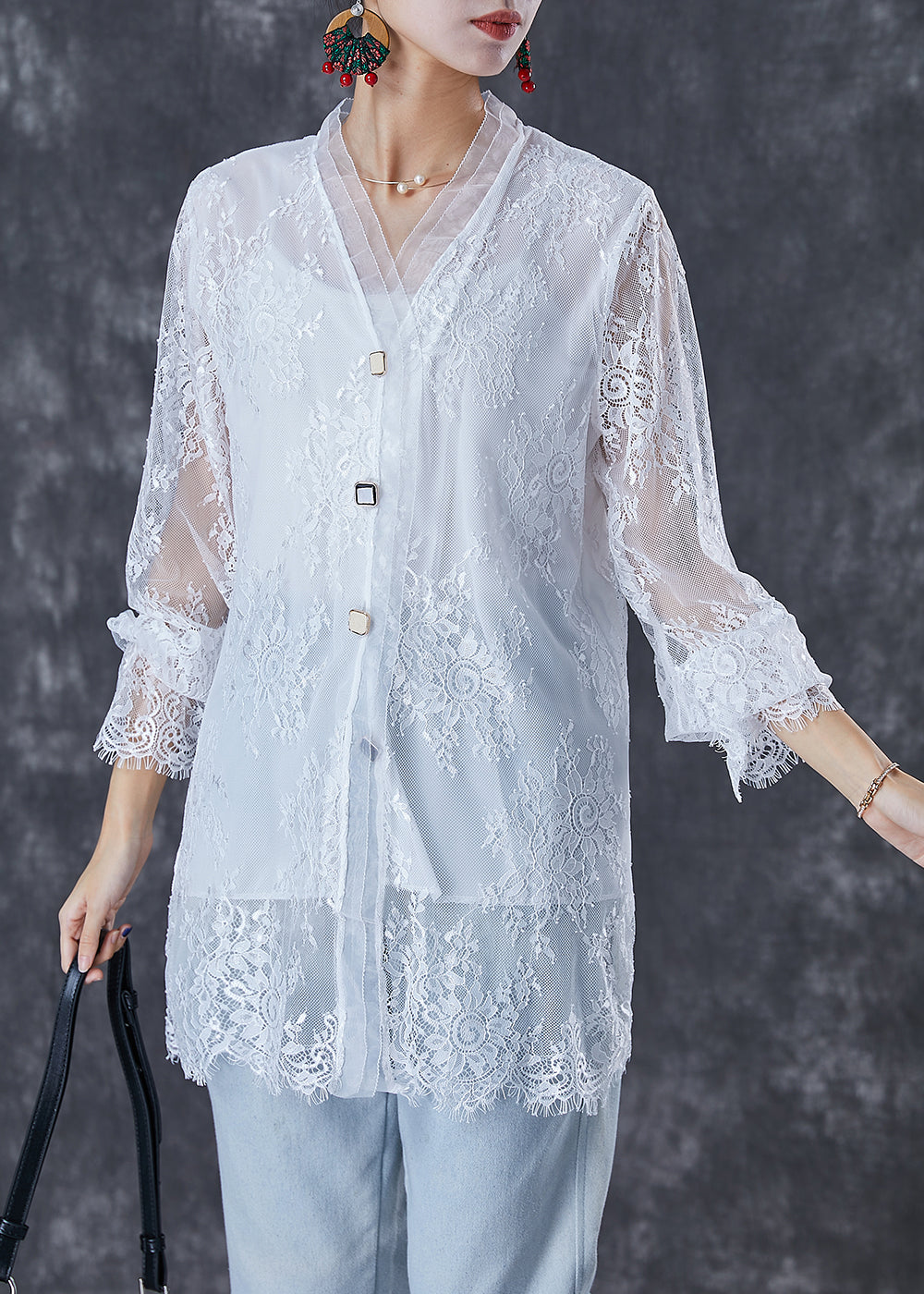 A Vintage Style Blouse with Delicate Timeless Details