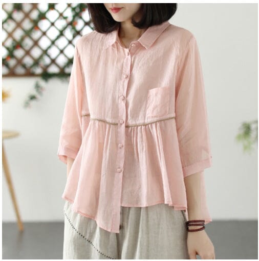 A Vintage Style Blouse with Delicate Timeless Details