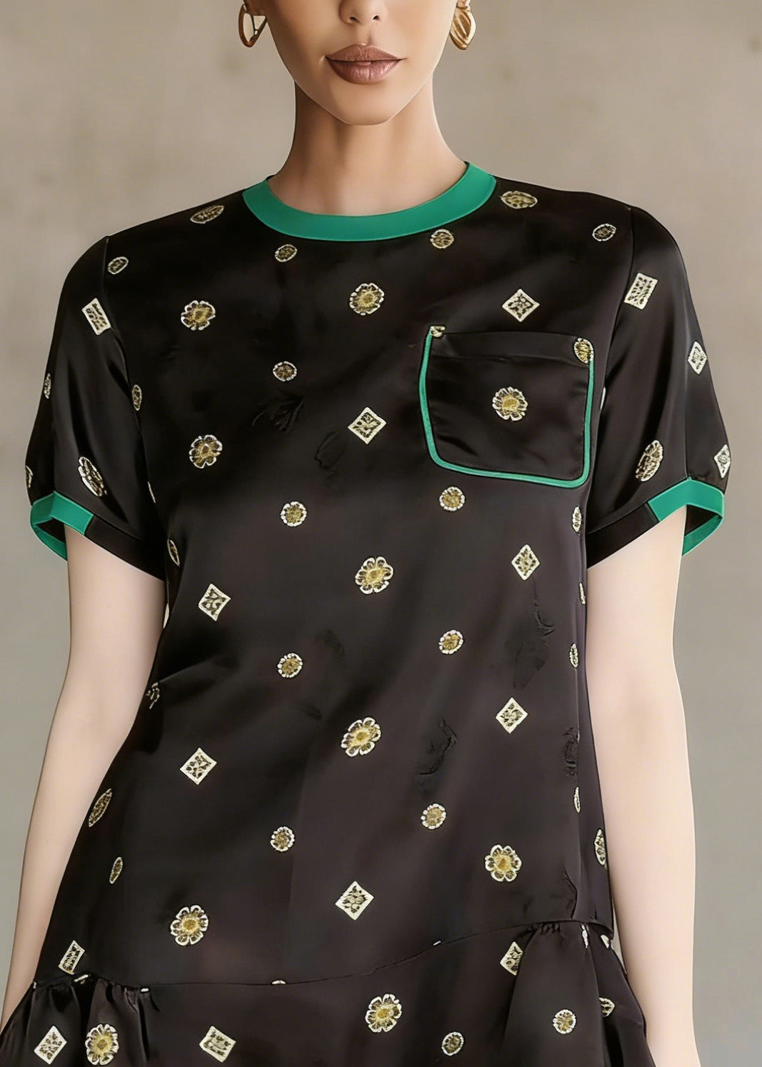 A Vintage Style Dress with Delicate Timeless Details