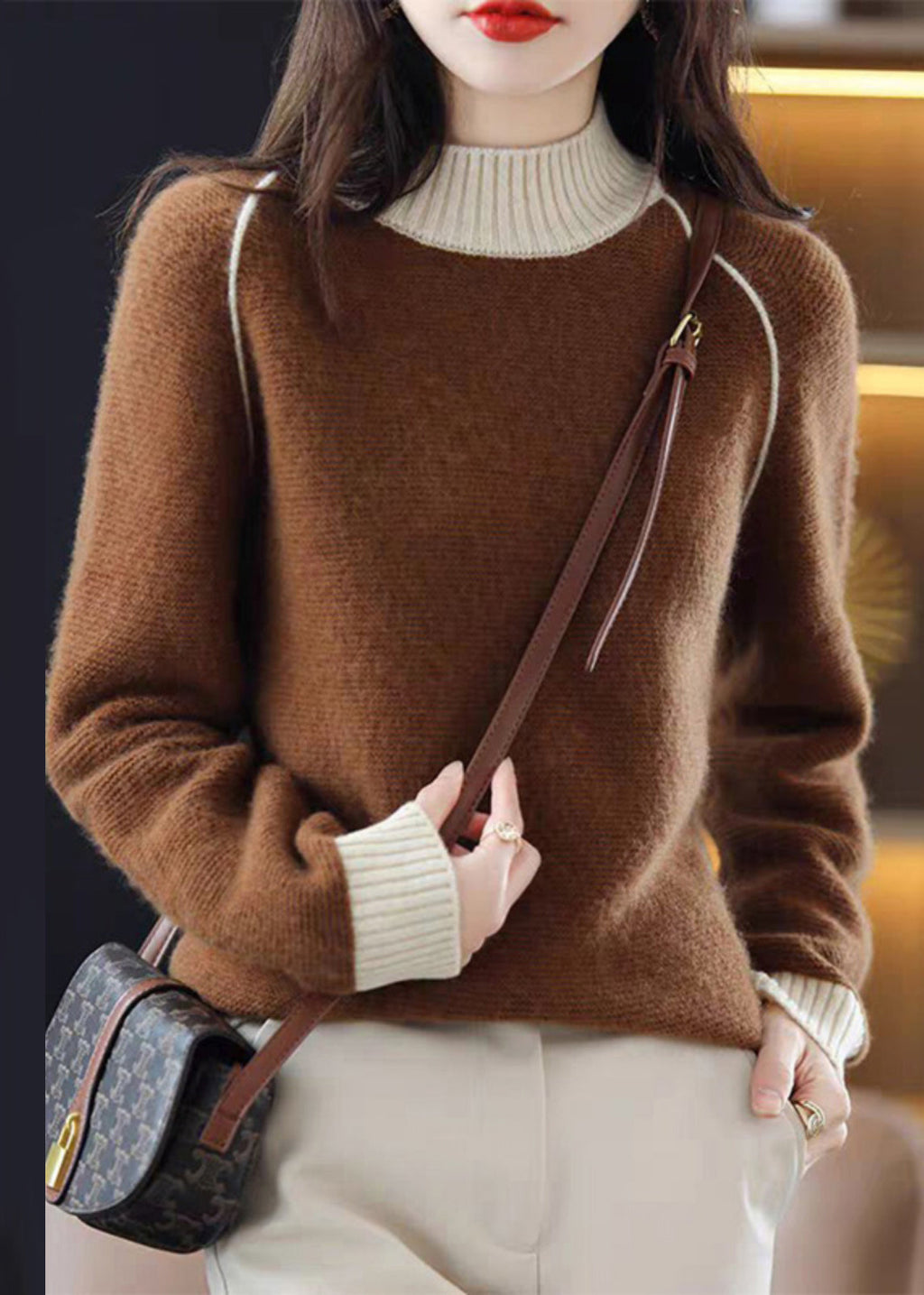 Classic Vintage Sweater with a Flattering Fit
