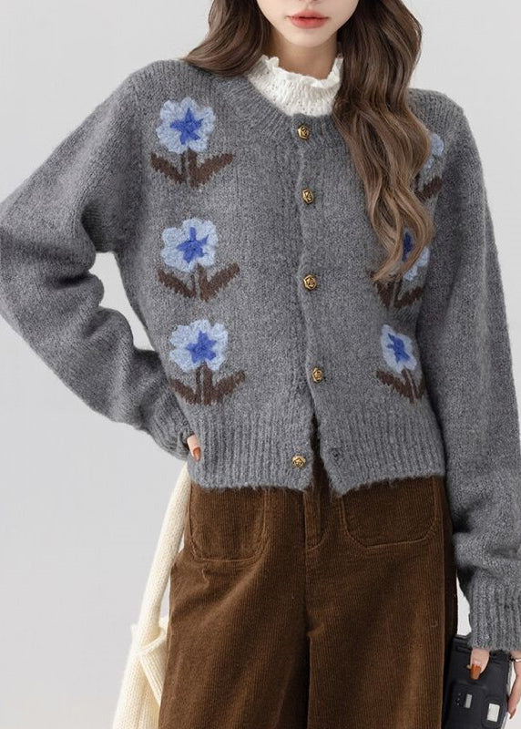A Vintage Style Sweater with Delicate Timeless Details