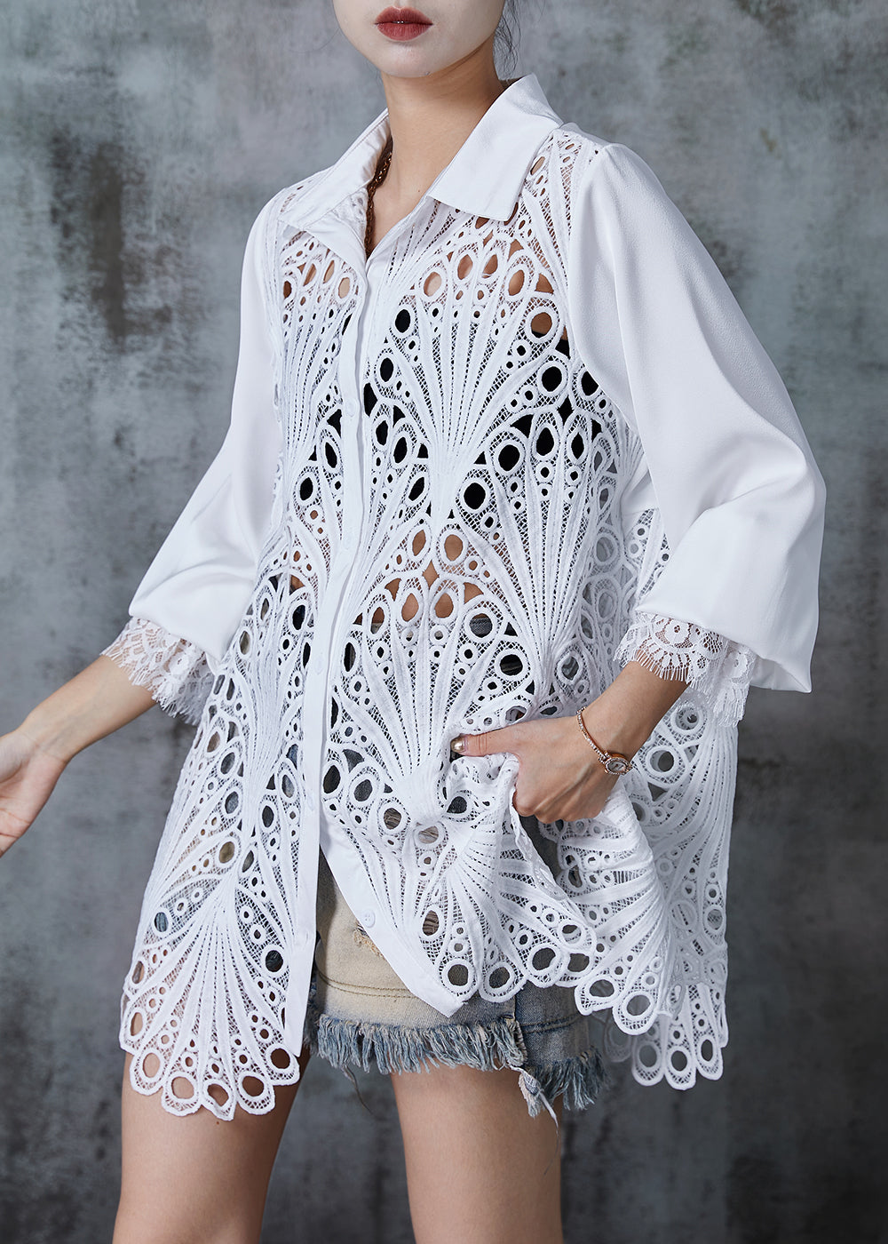 A Vintage Style Shirt with Delicate Timeless Details
