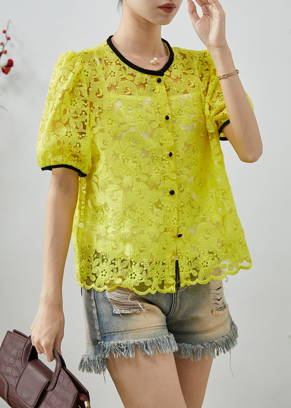 Beautifully Finished Blouse in a Timeless Design
