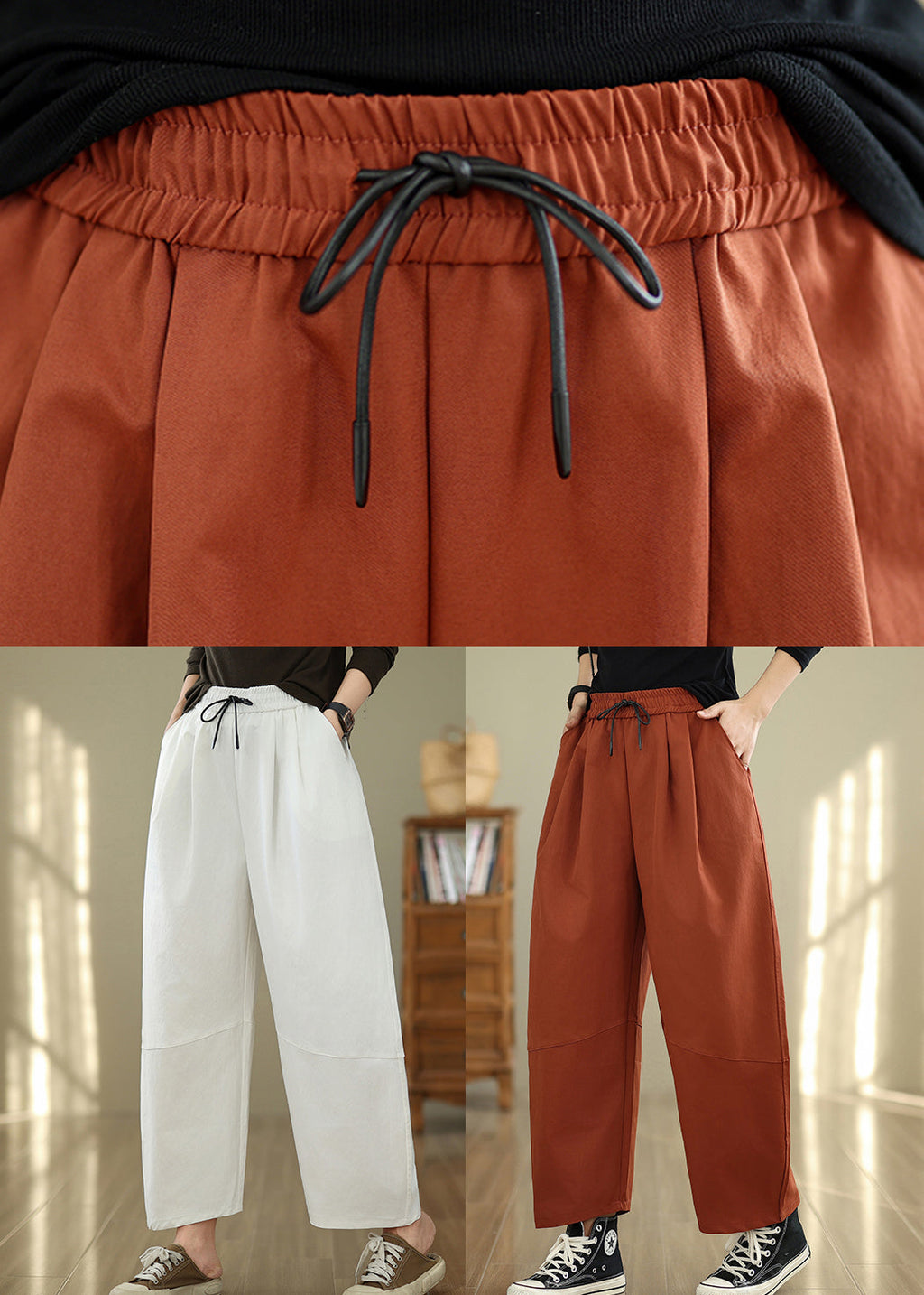 A Vintage Style Pants with Delicate Timeless Details