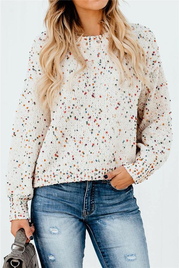 A Vintage Style Sweater with Delicate Timeless Details