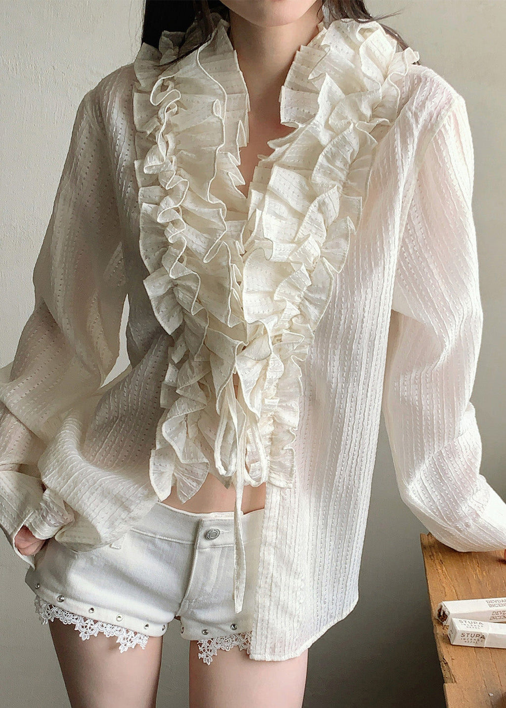 A Vintage Style Shirt with Delicate Timeless Details