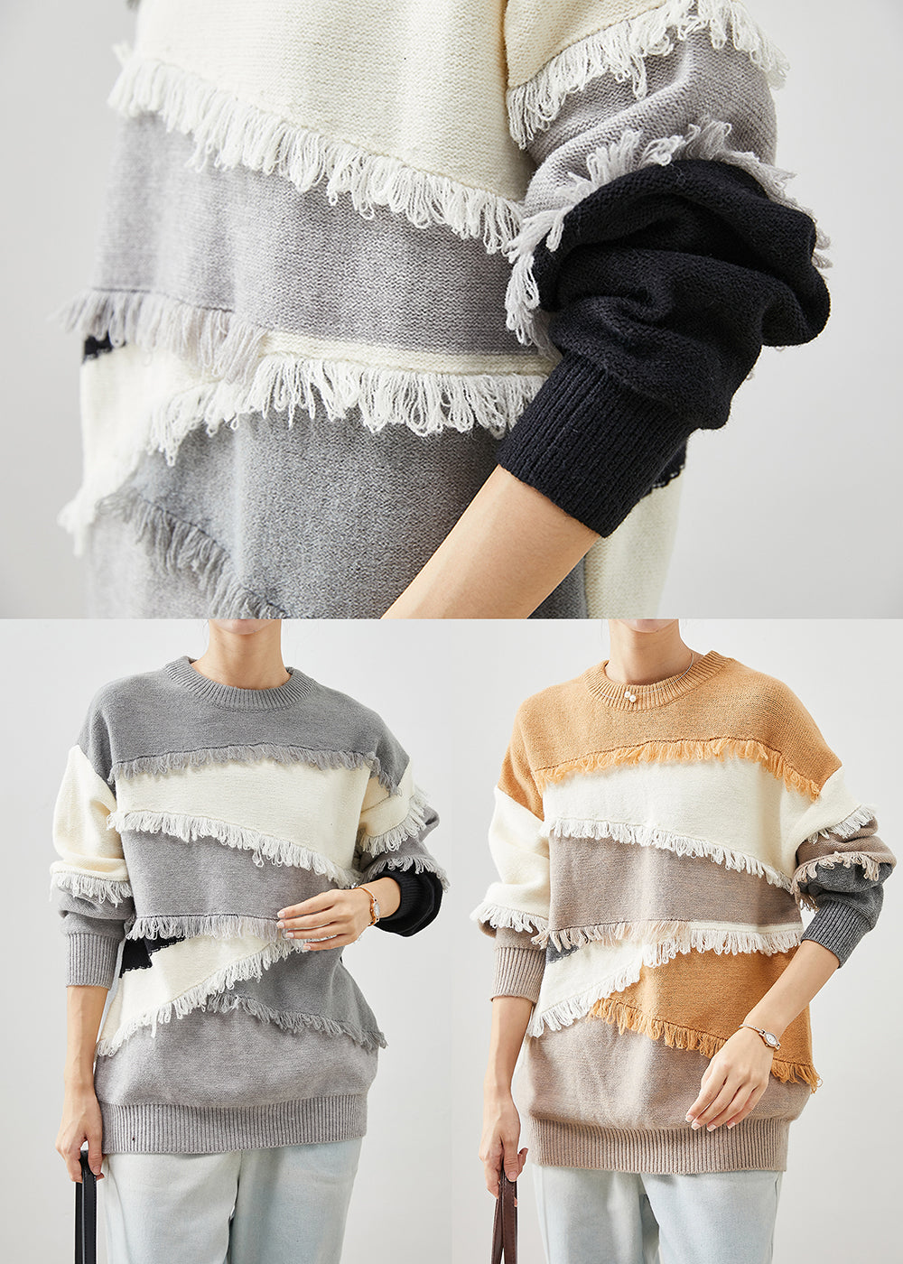 Well Tailored Sweater with a Graceful Silhouette