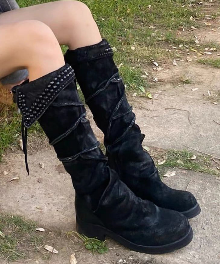 Vintage Inspired Orthopedic Boots