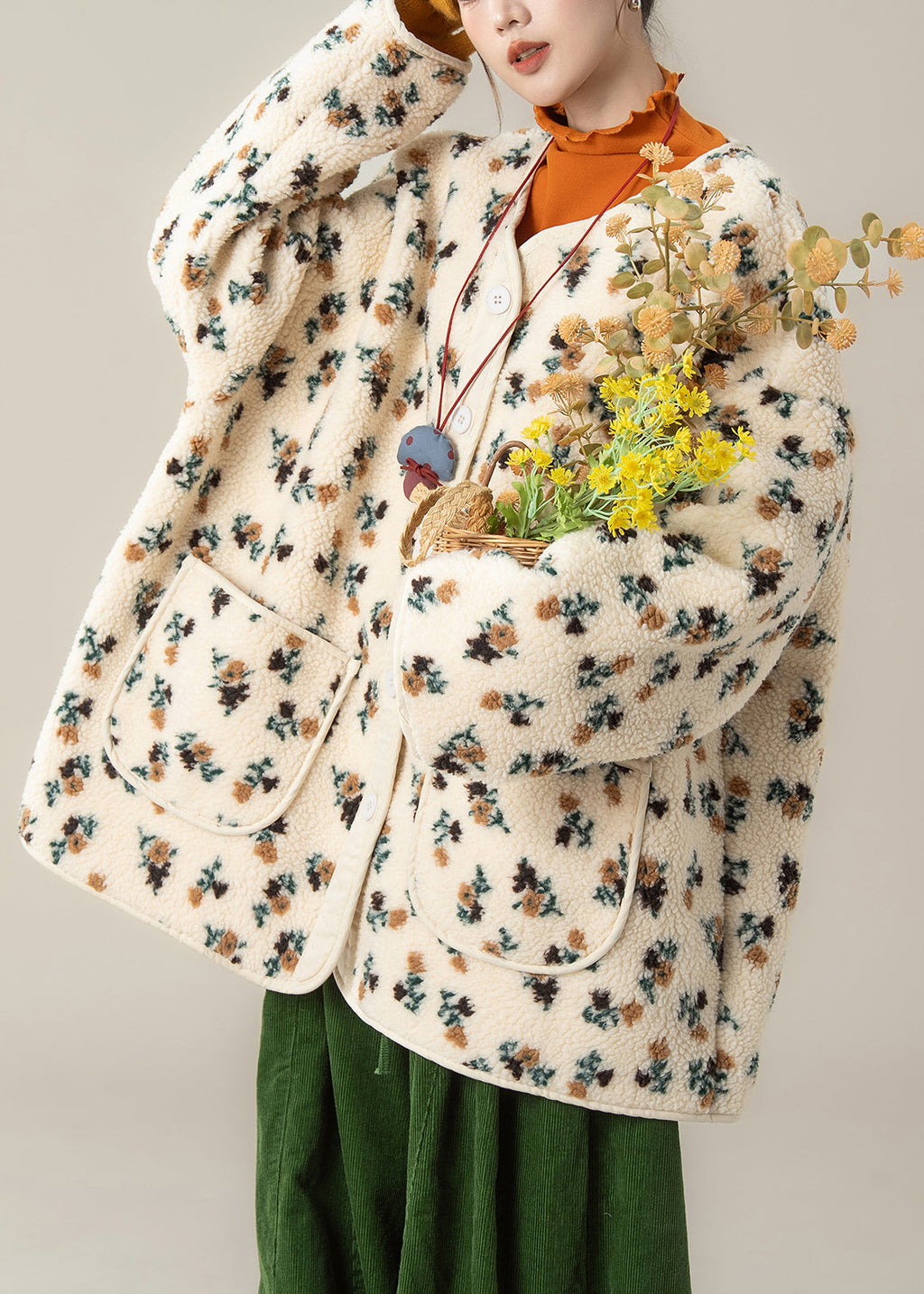 Classic Vintage Coat with a Flattering Fit