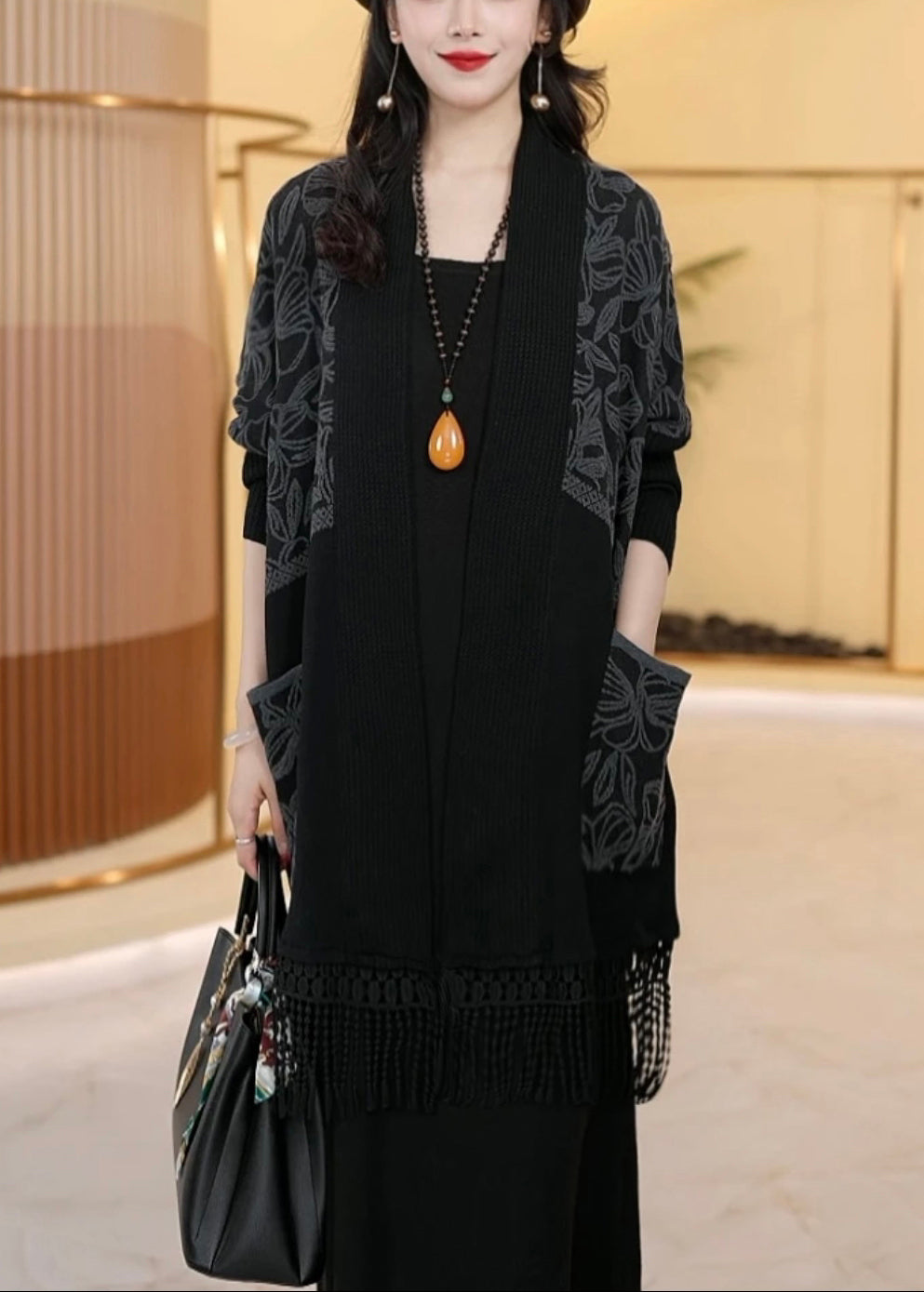 A Vintage Style Cardigan with Delicate Timeless Details
