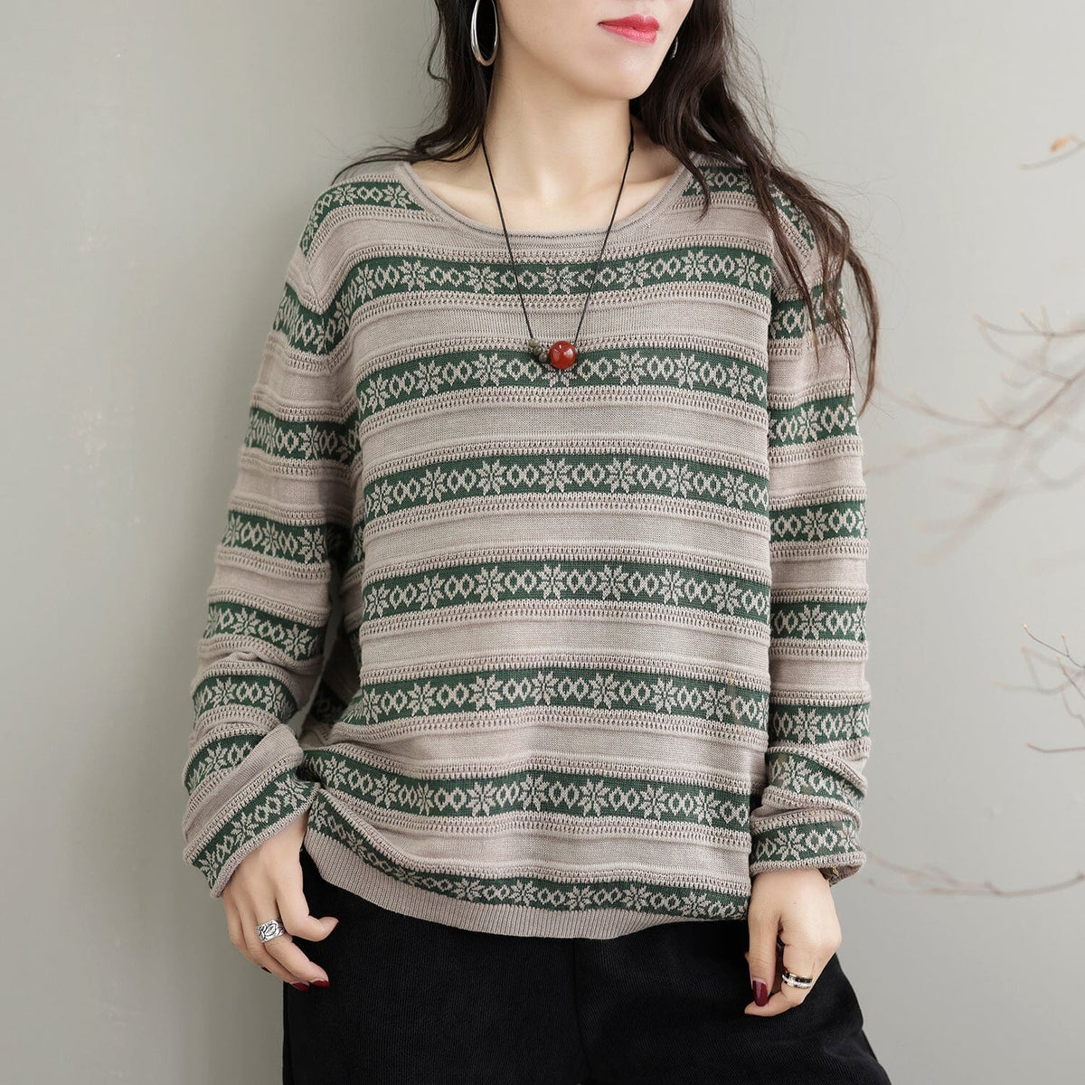 Gracefully Styled Sweater for Any Occasion