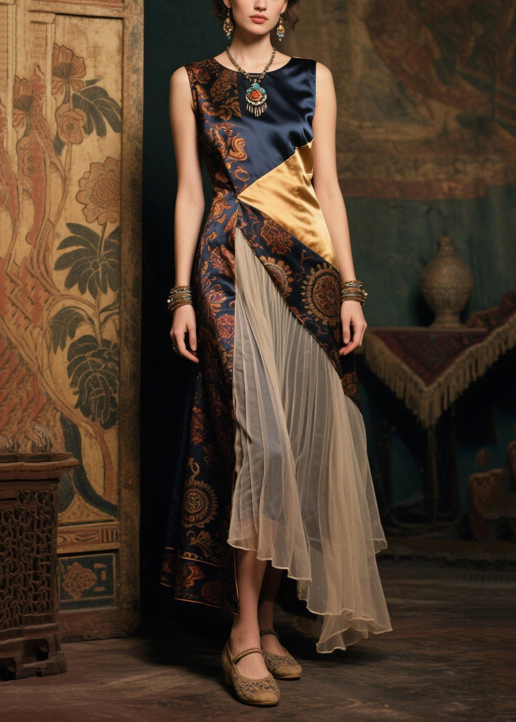 A Vintage Style Dress with Delicate Timeless Details