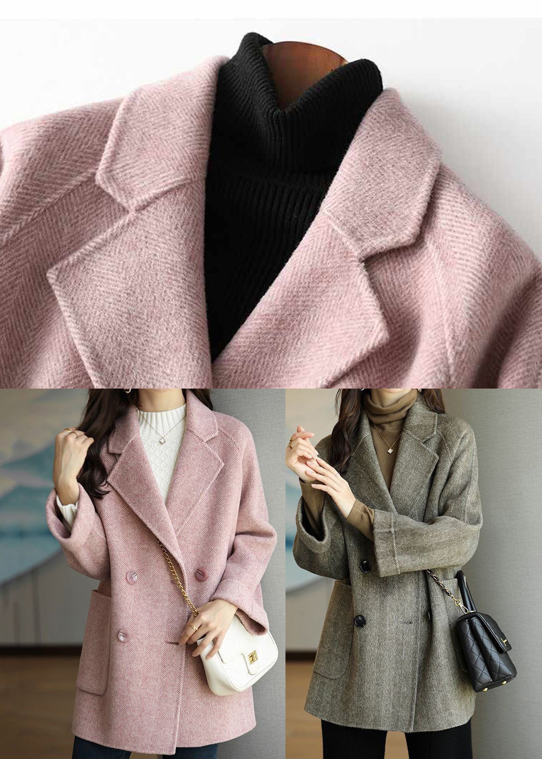 A Vintage Style Coat with Delicate Timeless Details